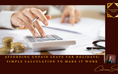 Affording Unpaid Leave for Holidays: Simple Calculation to Make It Work