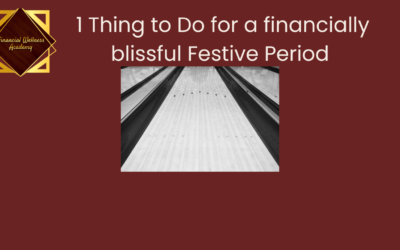 1 thing to do for a financially blissful festive period